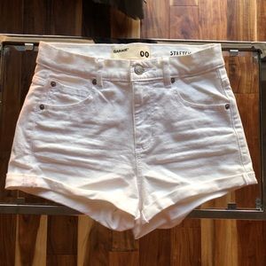 Garage White Shorts